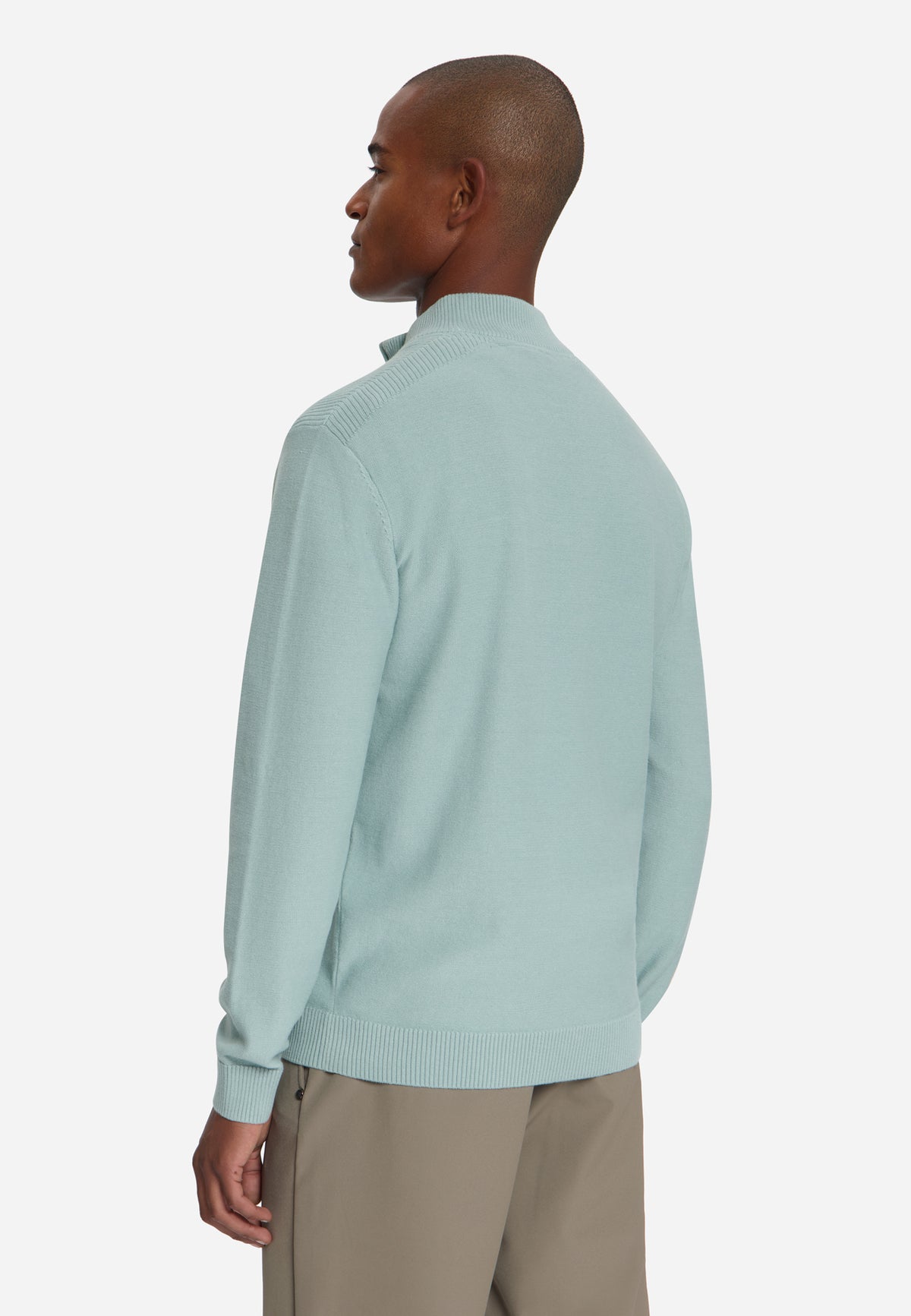 Half-Zip Jumper | Dusty Blue