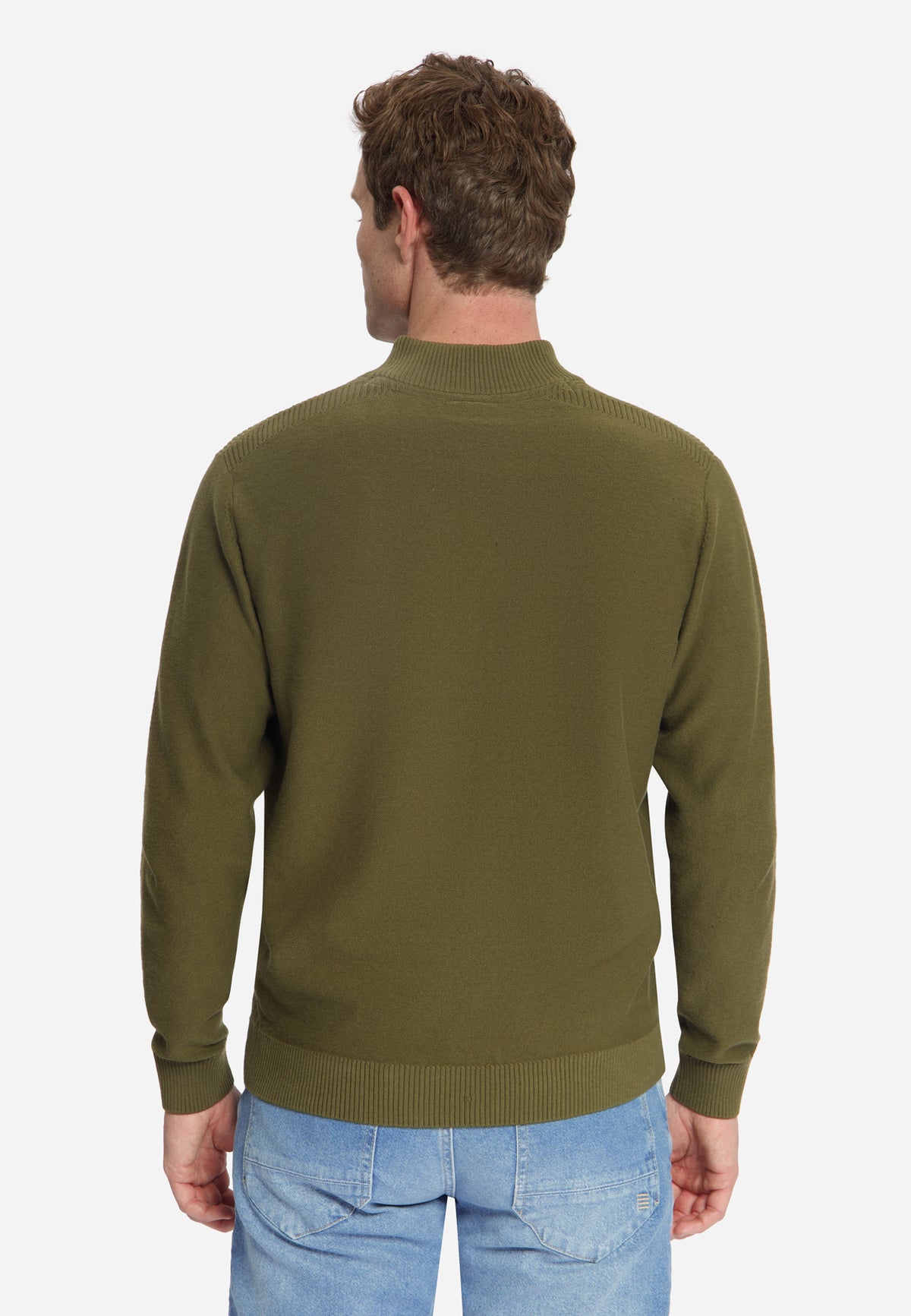 Half-Zip-Pullover | Moss