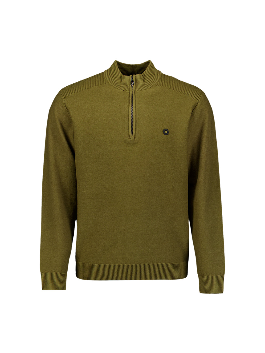 Half-Zip-Pullover | Moss