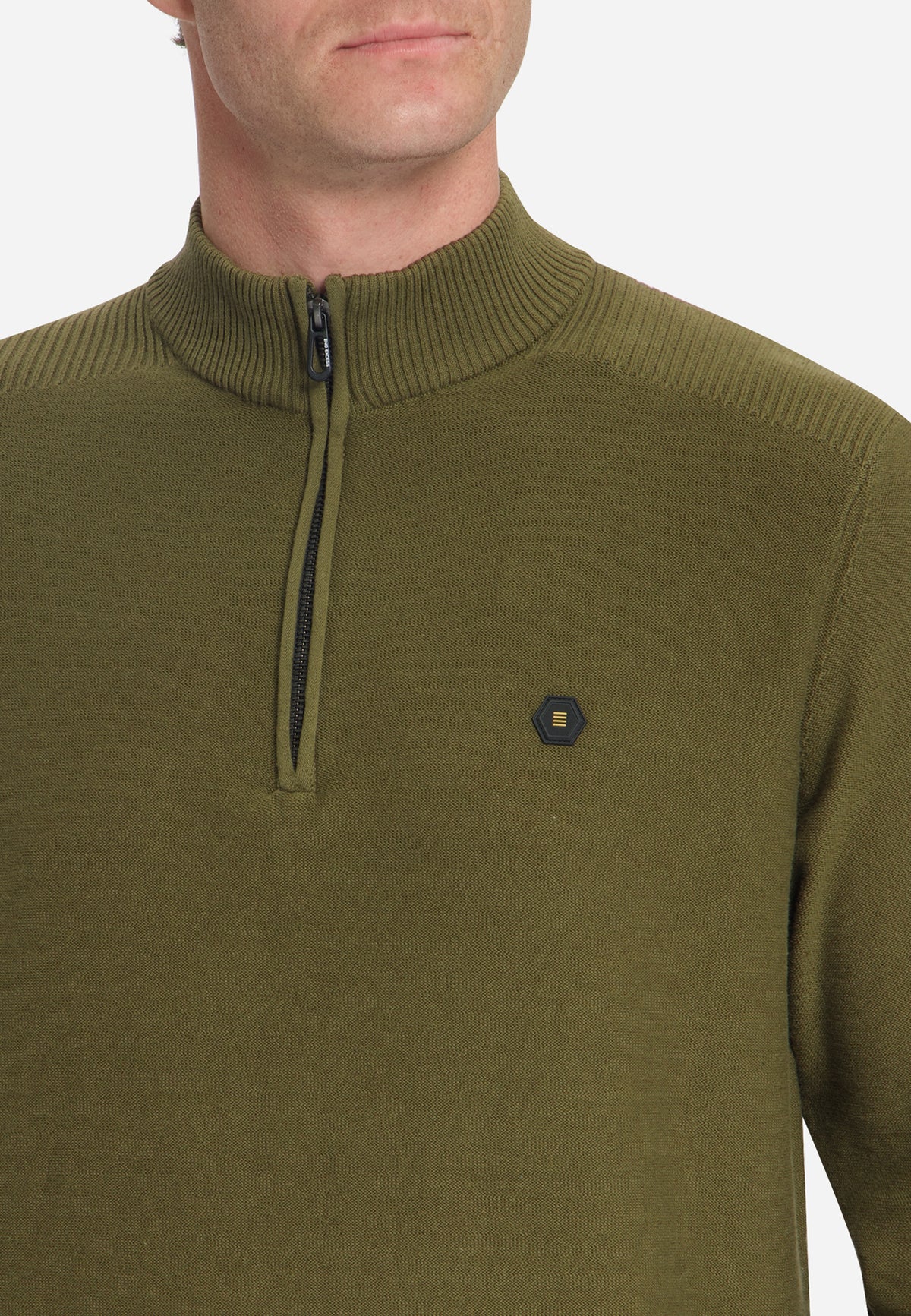 Half-Zip-Pullover | Moss