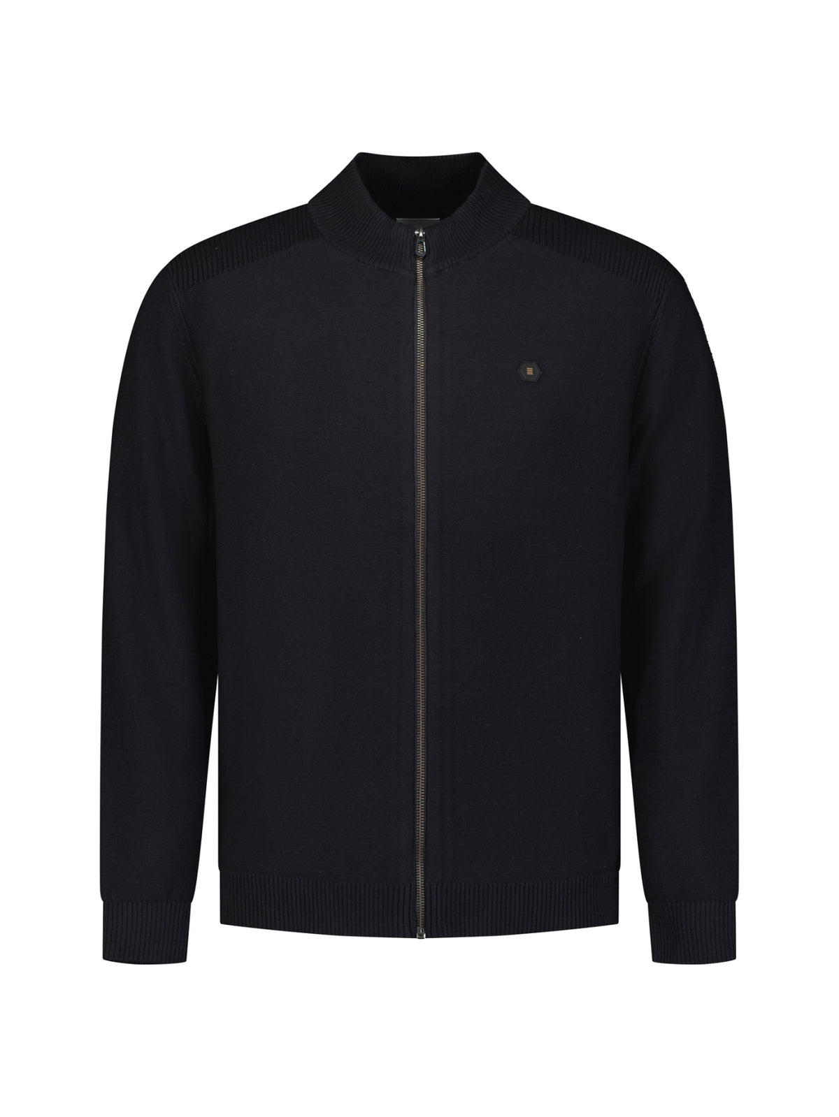 Full-Zip Cardigan | Black