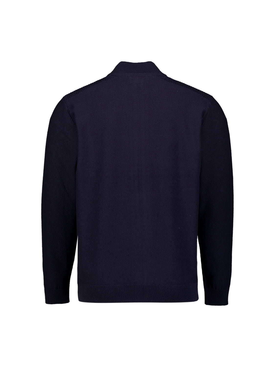 Strickjacke mit durchgehendem Reißverschluss | Dark Night