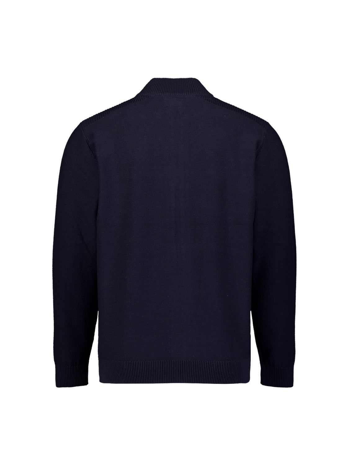 Strickjacke mit durchgehendem Reißverschluss | Dark Night