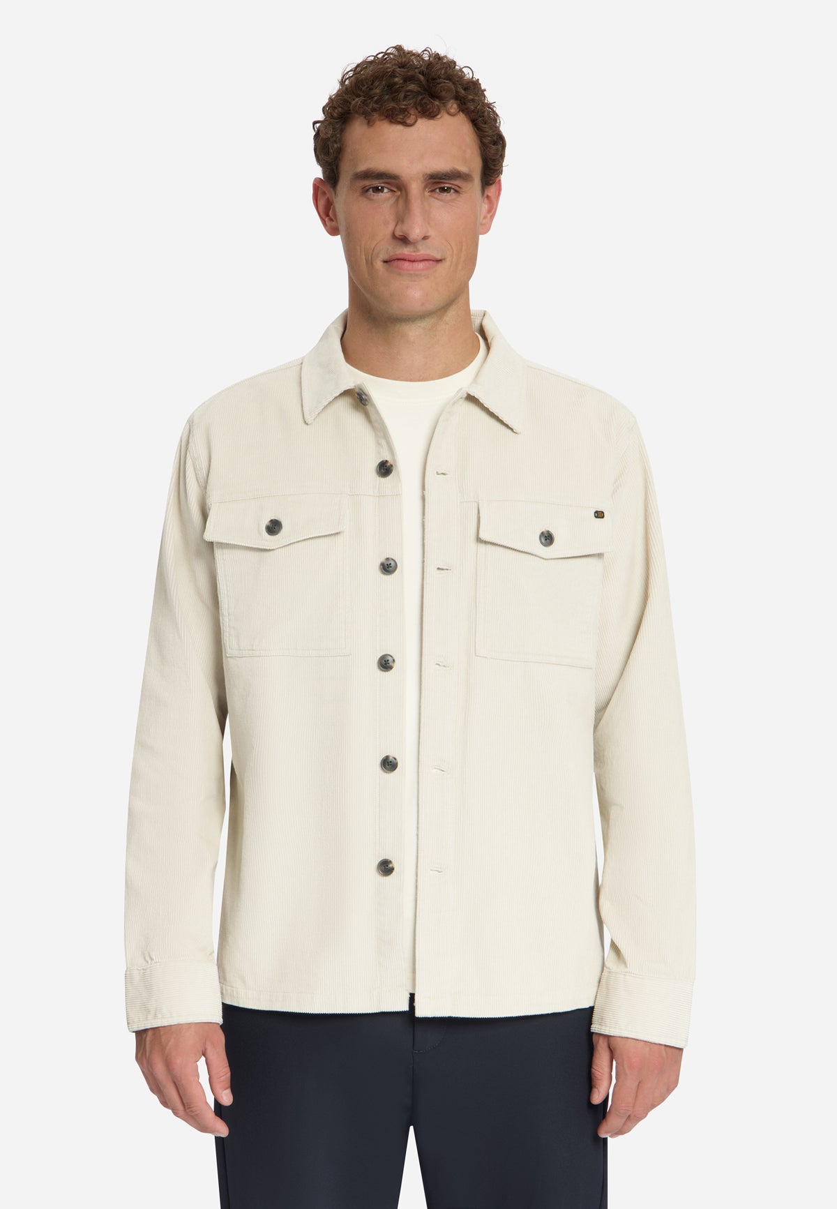 Cord-Overshirt | Stone