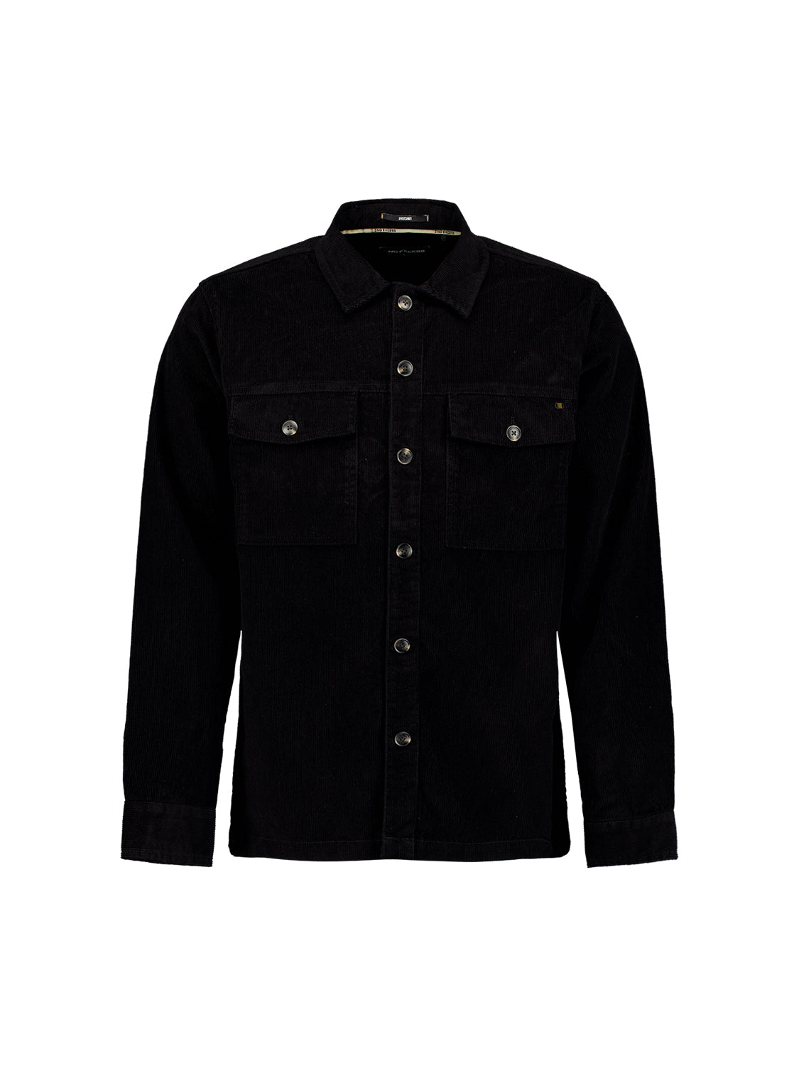 Overshirt aus Cord | Schwarz