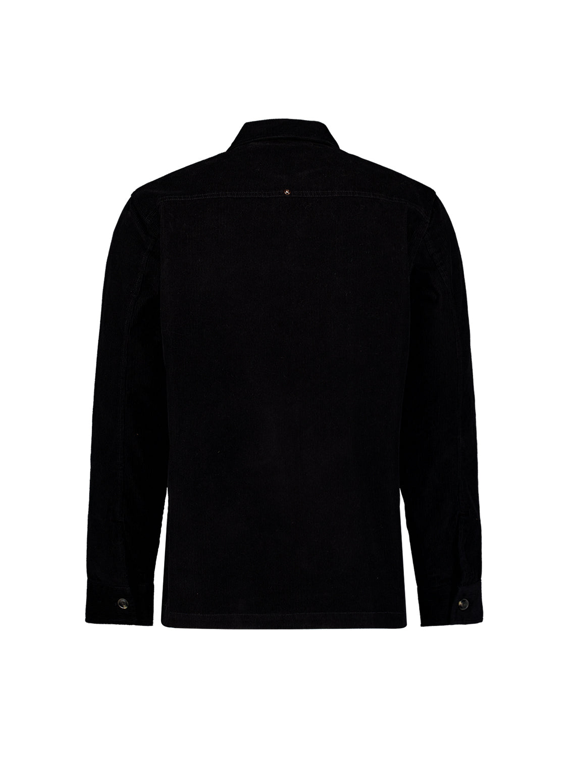 Overshirt aus Cord | Schwarz