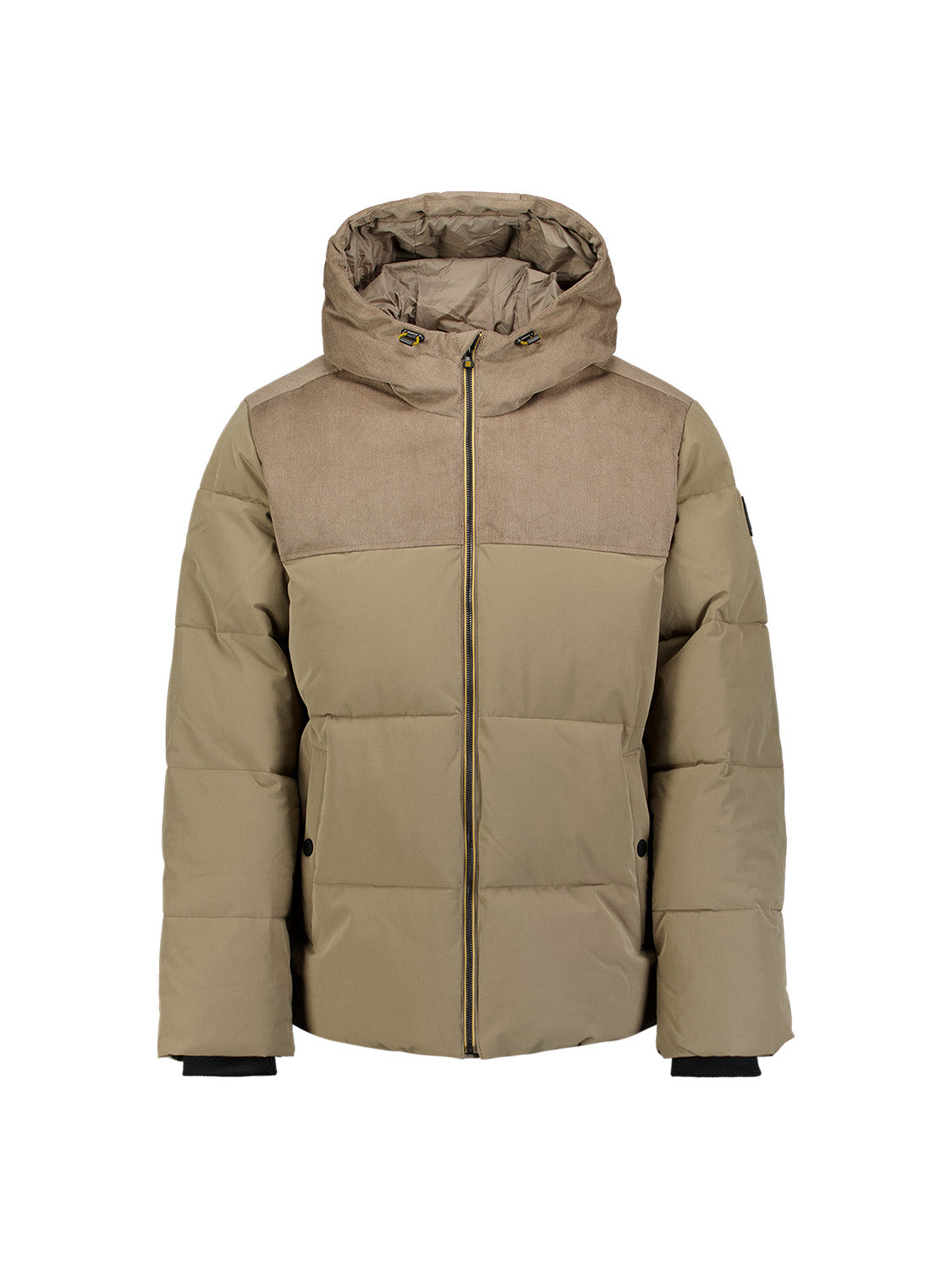 Corduroy puffer jacket | Mud