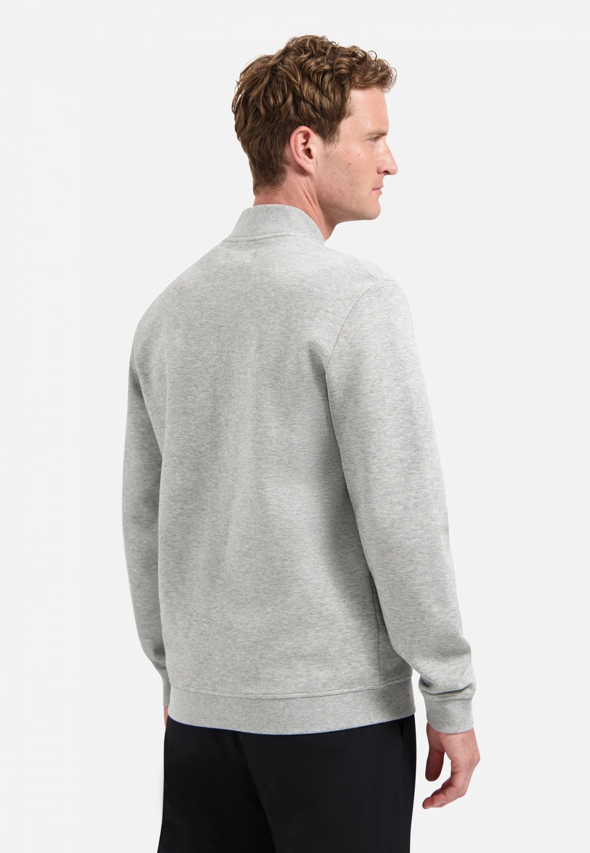 Timeless basics Zip Cardigan | Grau Melange