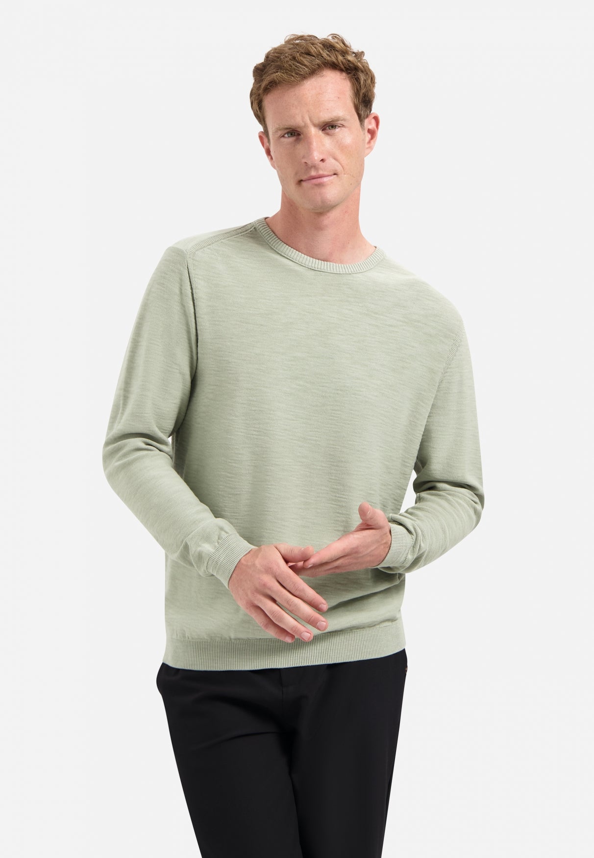 Zeitlose Basics Stonewashed Pullover | Smoke
