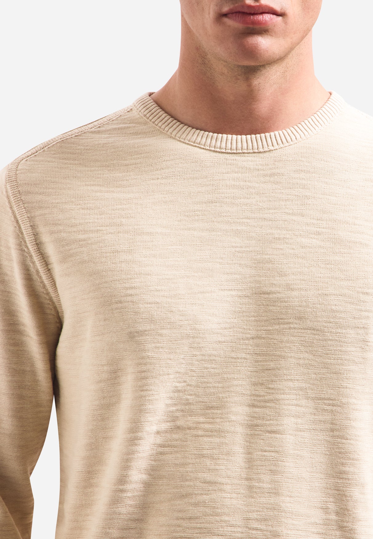 Timeless Basics Stone Washed Pullover | Cement