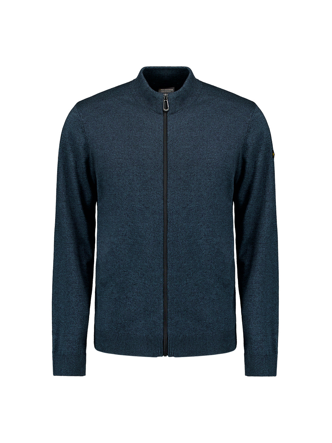 Timeless Basics Melange Cardigan | Navy