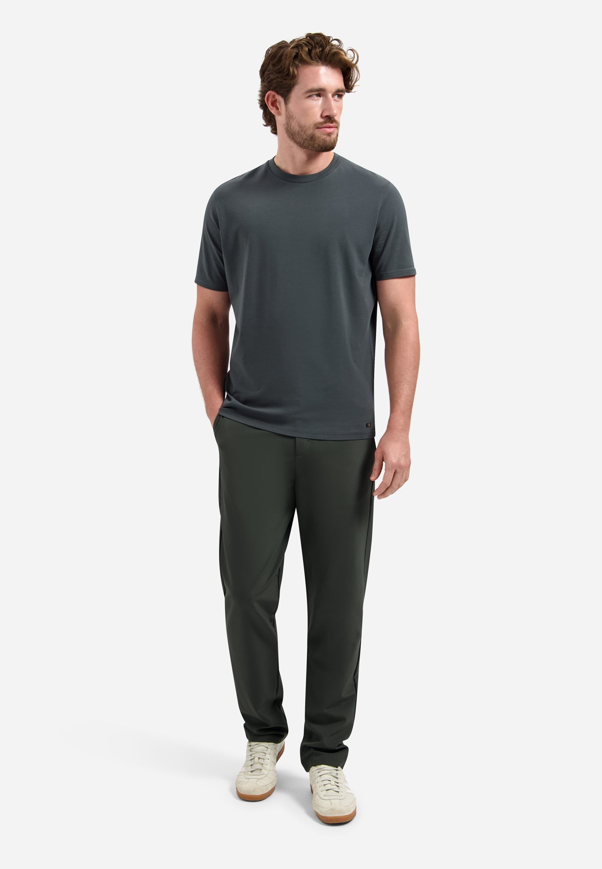 Timeless Basics Basic-T-Shirt | Dark Steel