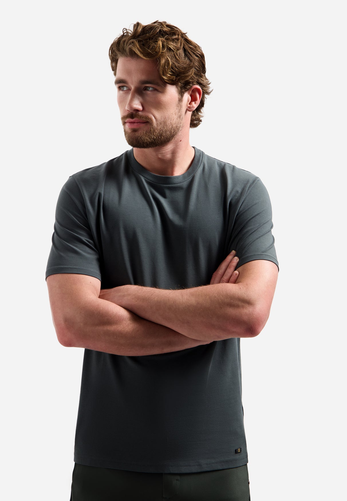 Timeless Basics Basic-T-Shirt | Dark Steel