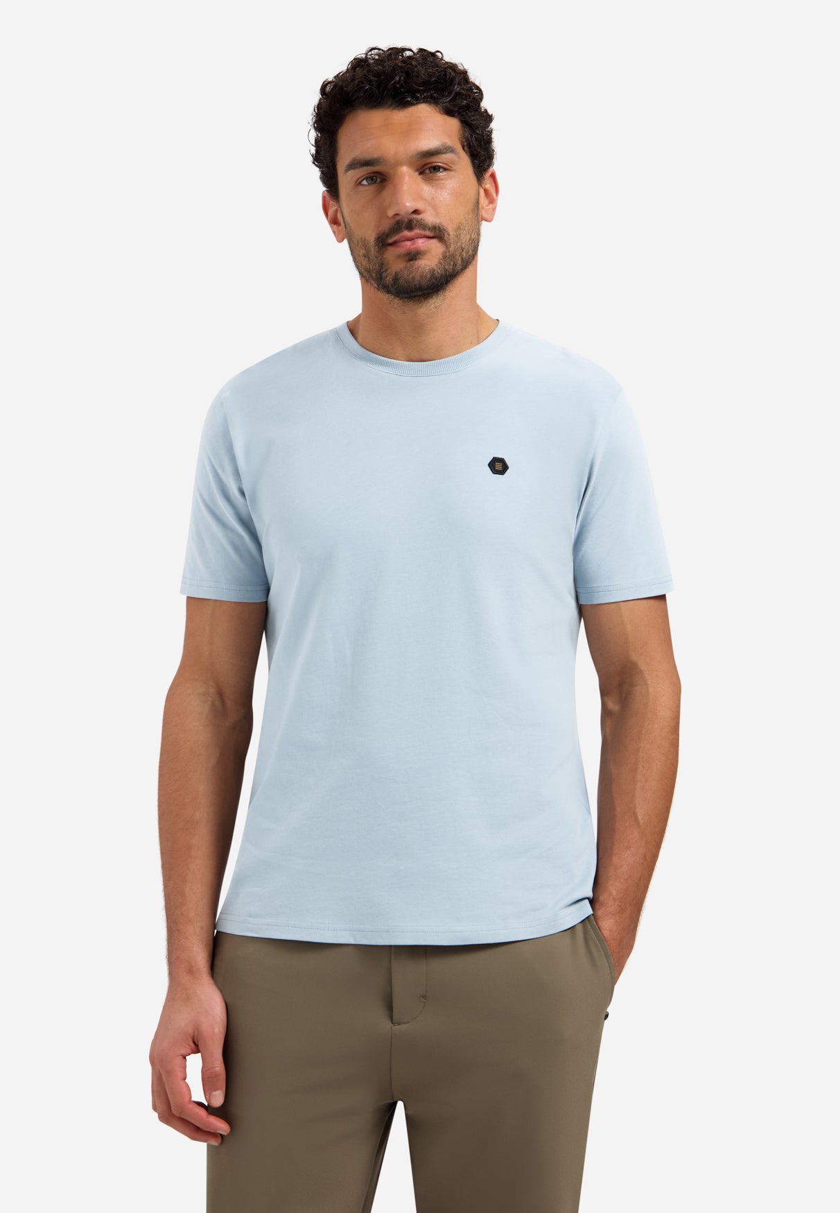 Timeless Basics Weiches T-Shirt | Dusty Blue