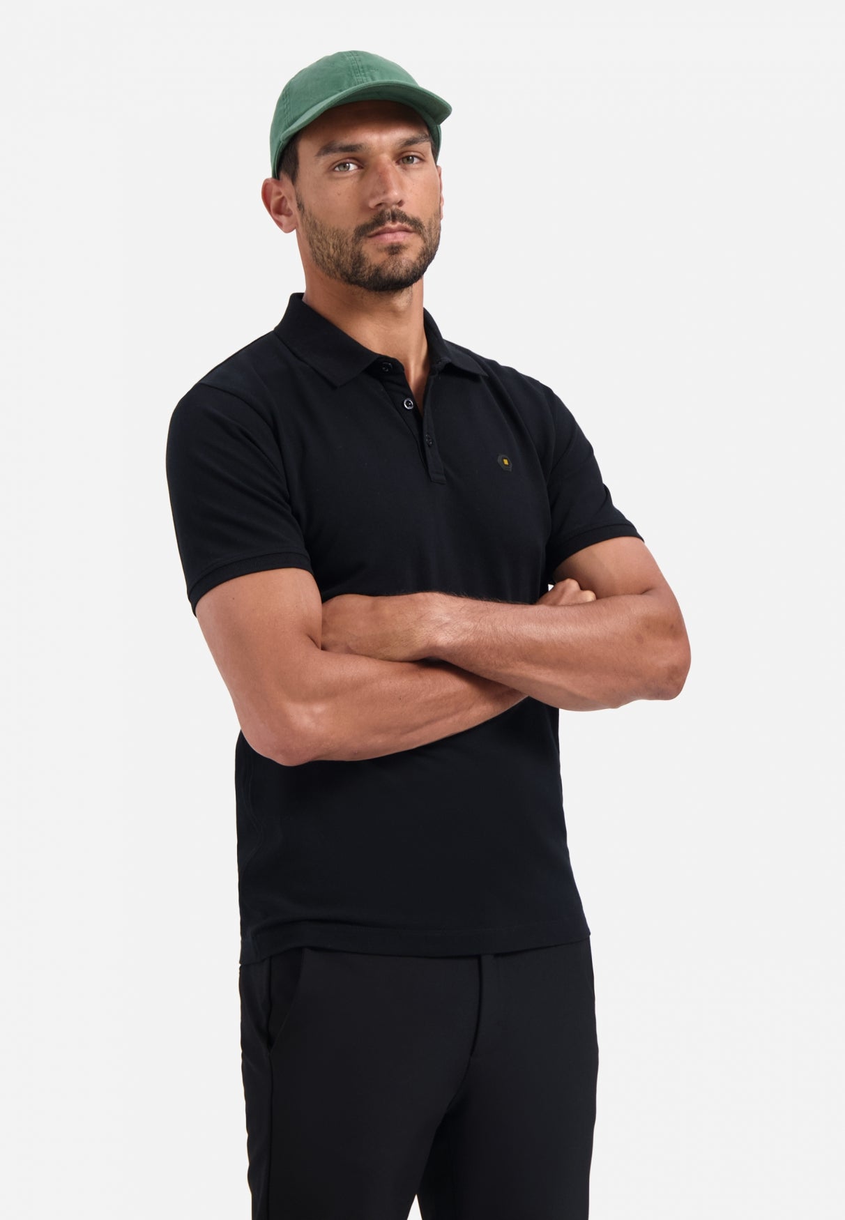 Timeless basics Polo | Schwarz