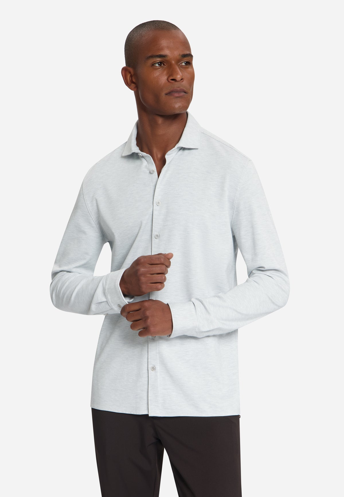 Timeless Basics Jersey Shirt | Chalk
