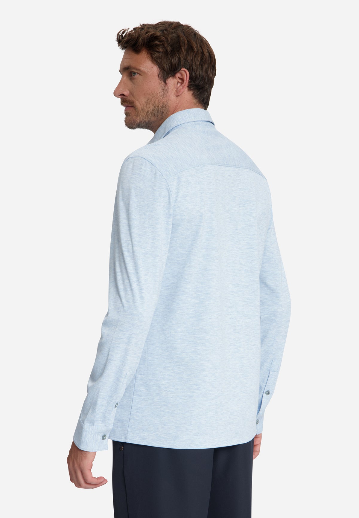 Timeless Basics Jersey Shirt | Dusty Blue
