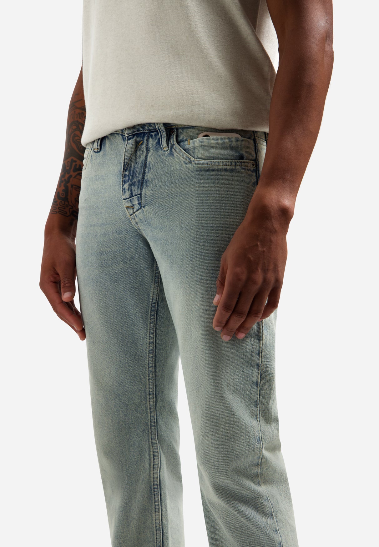 Relaxed-Fit-Jeans | Stone Used Denim